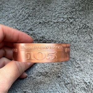 Harley-Davidson 105 year copper bracelet